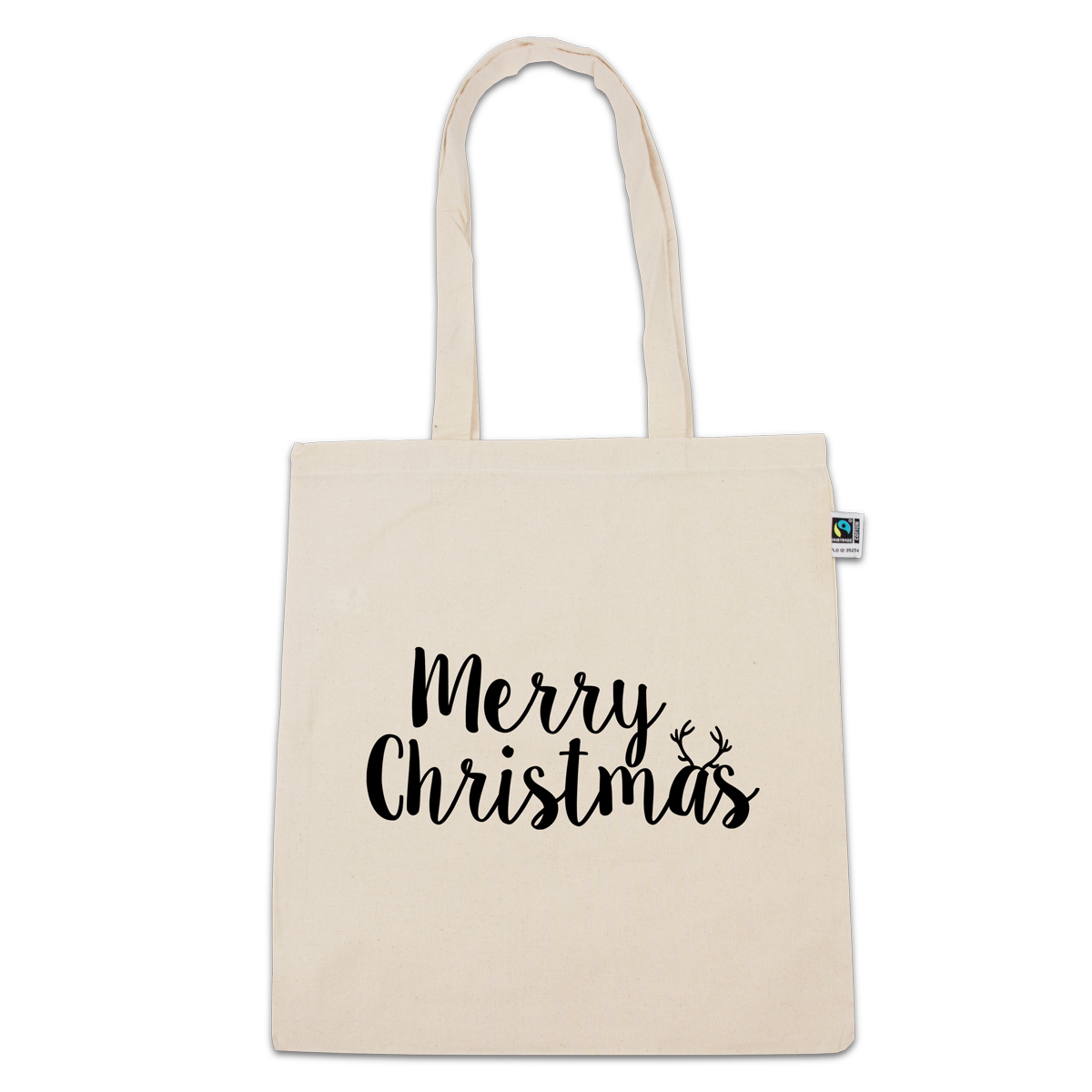 Cotton Fairtrade® Bag - Merry Christmas