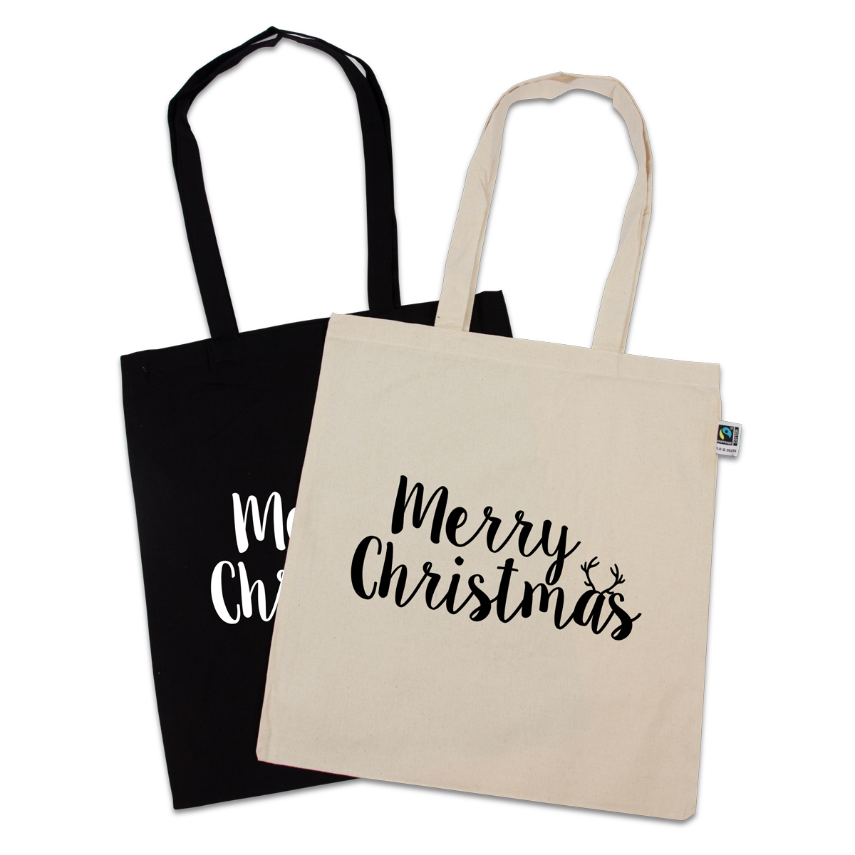 Cotton Fairtrade® Bag - Merry Christmas