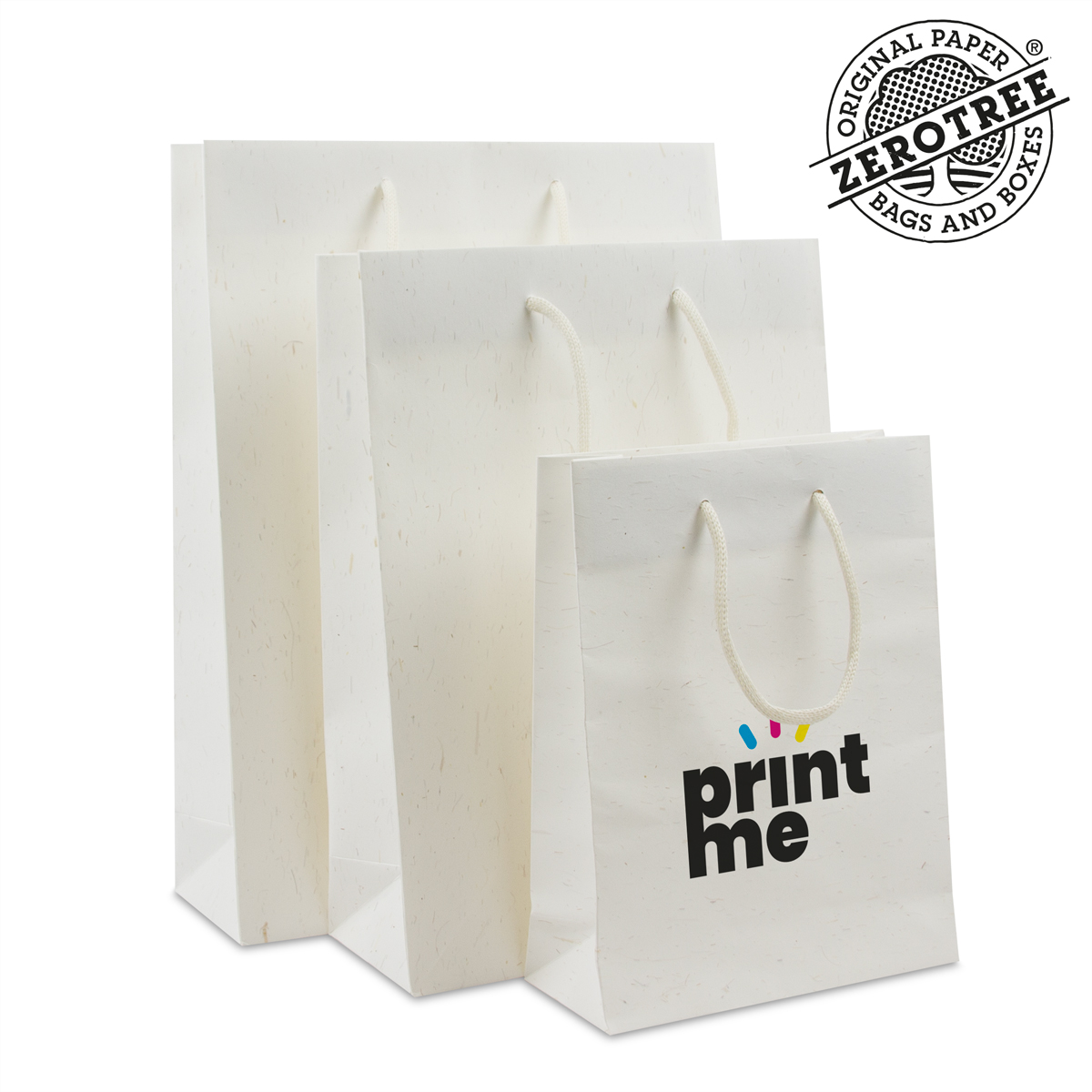 Luxe ZEROTREE® tassen - Gerecycled papier met strovezels