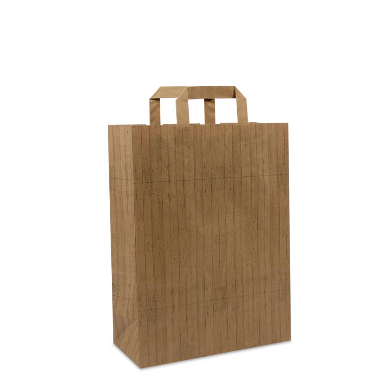 Kraft bags FSC® - Wood structure