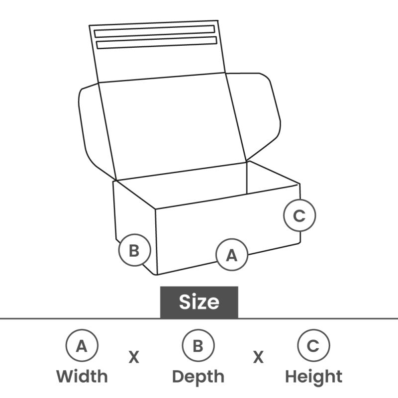 Shipping boxes with return strip - Surprise