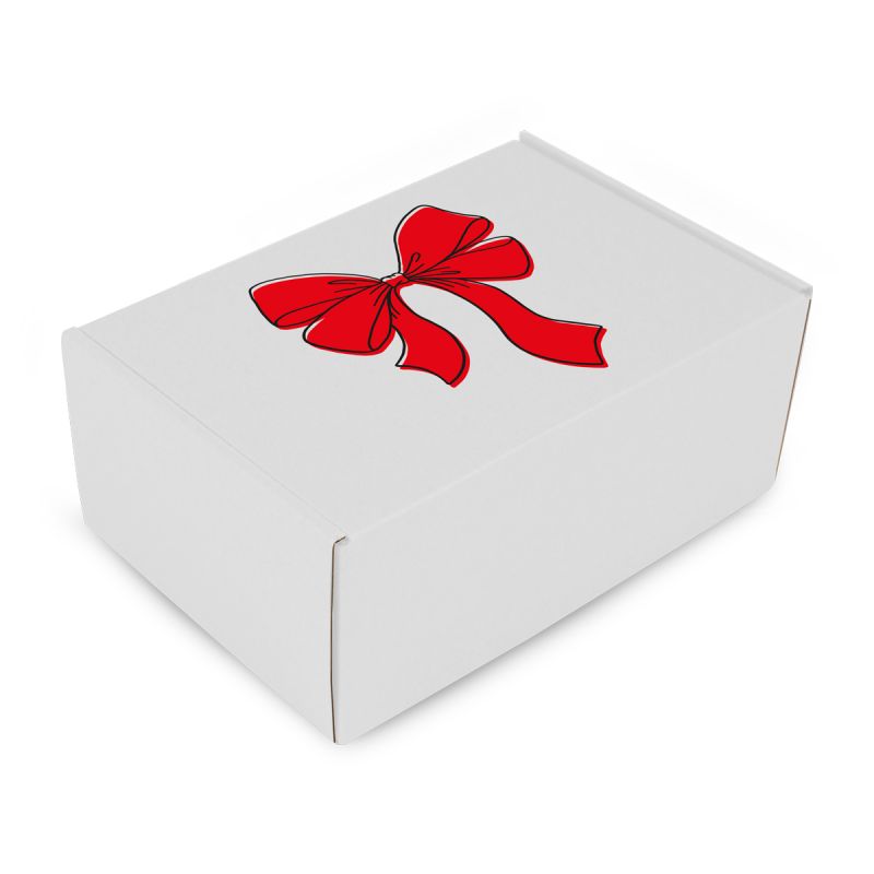 Cardboard Christmas gift boxes - Ribbon