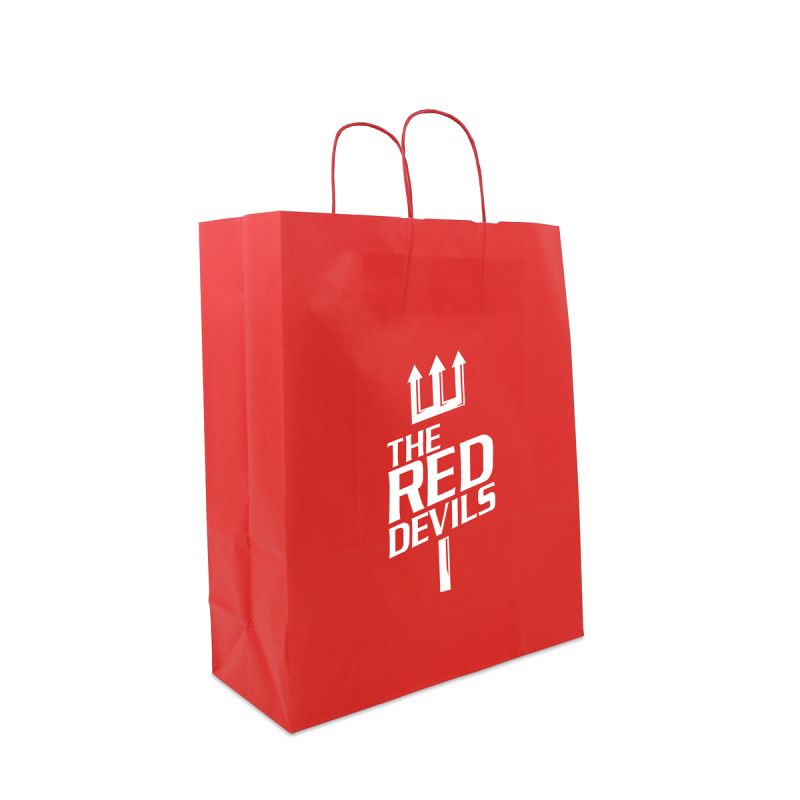 Twisted paper bags - The Red Devils