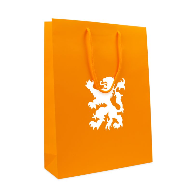 Sacs en papier luxe fluo - Lion