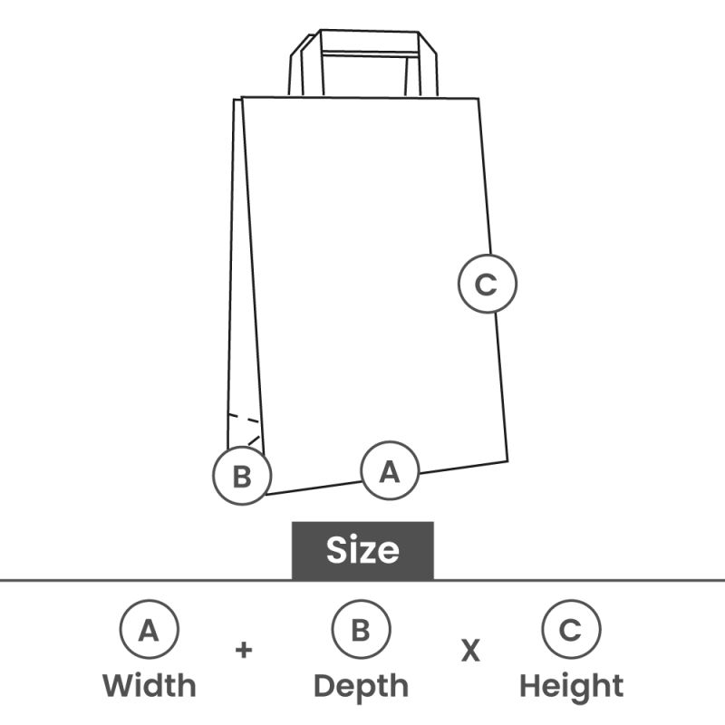 Kraft bags FSC® - Wood structure