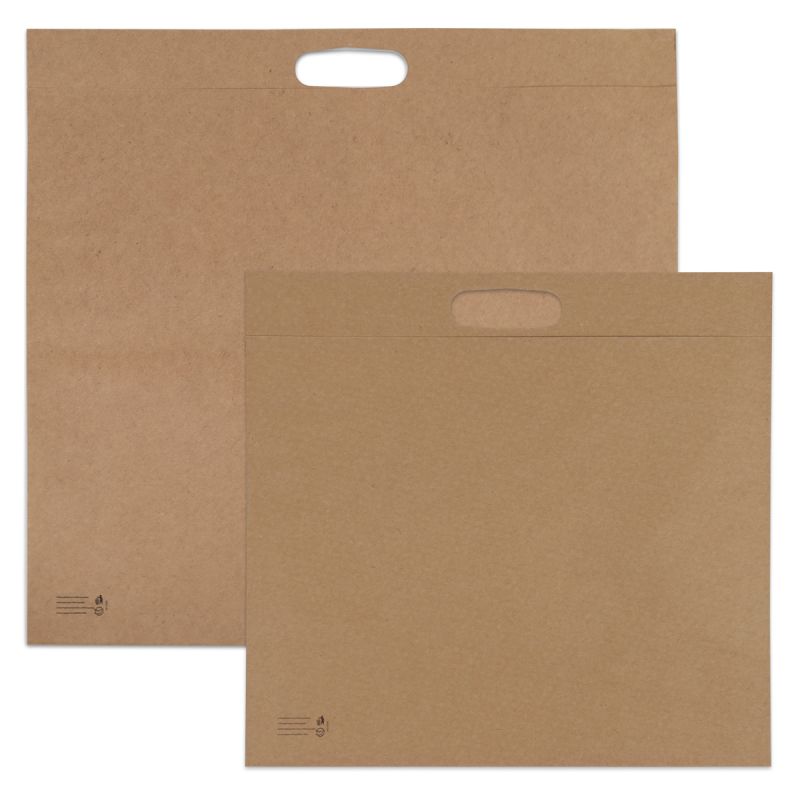 Paper shipping bags with handle