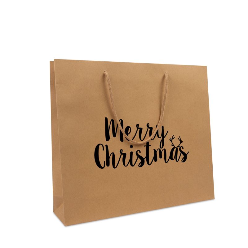 Kraft paper Christmas bags - Merry Christmas