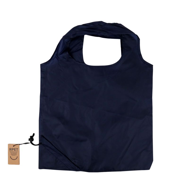 Polyester foldable bag with corner pocket