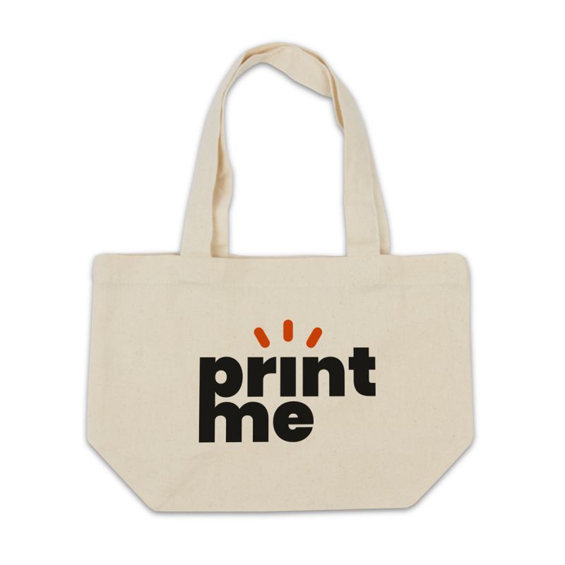 Mini canvas tote bags