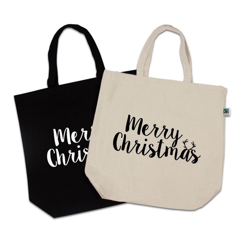 Sac Canvas Fairtrade® - Merry Christmas