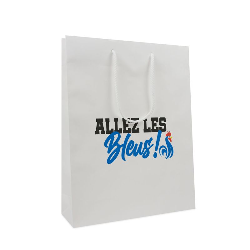 Luxury paper bags - Allez les Bleus