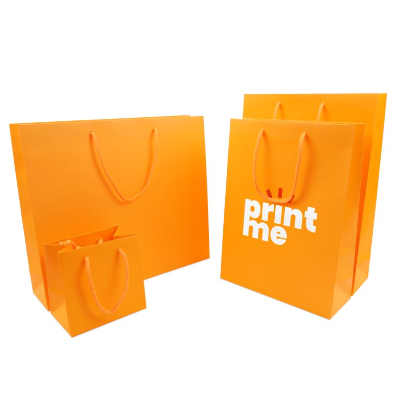 Luxury paper bags - Fluor matt