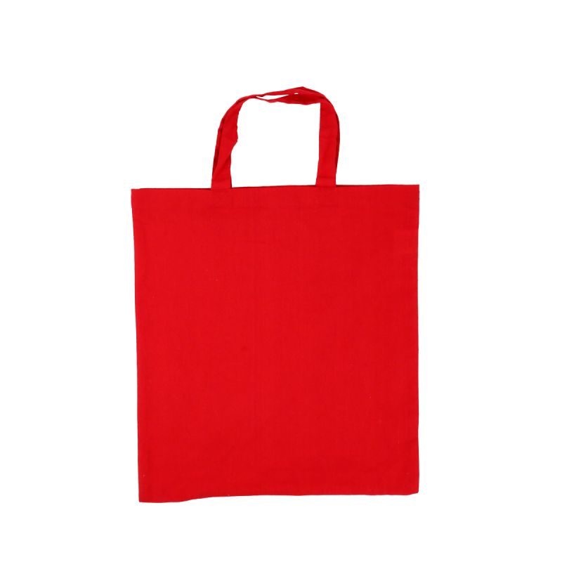 Cotton bags with short handles