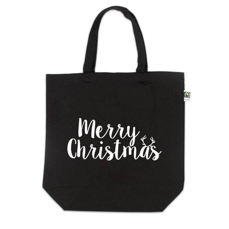 Canvas Fairtrade® bag - Merry Christmas