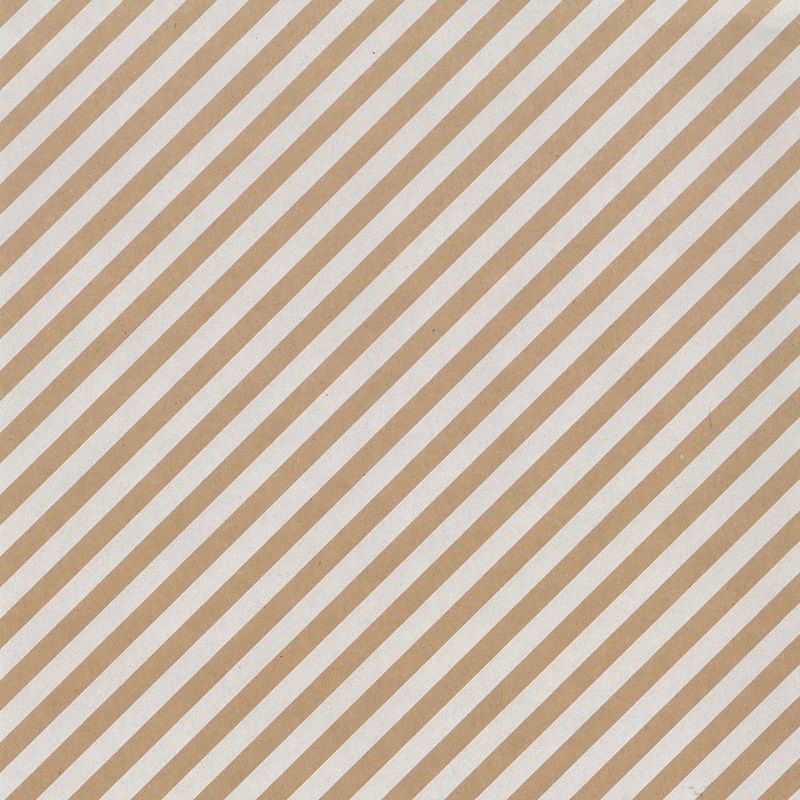 Brown wrapping paper - Stripe design